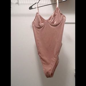 Smooth Velvet Bodysuit